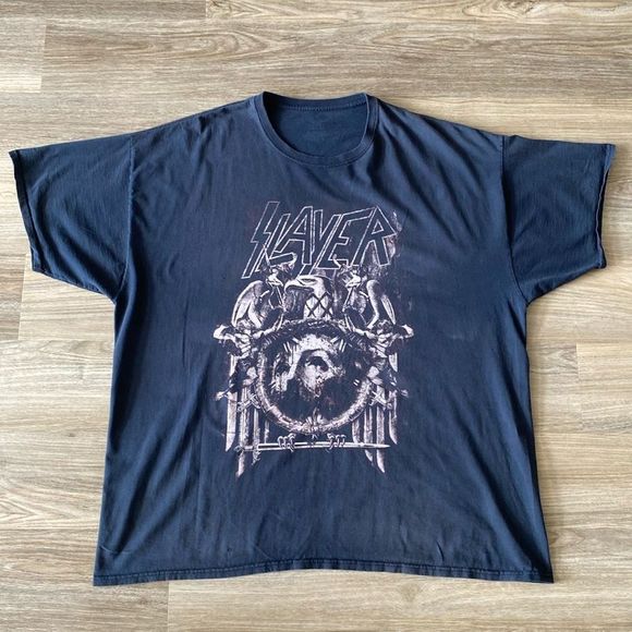 Fruit of the Loom Other - SLAYER BAND TSHIET WORLD TOUR 2016 GRAPHIC THSIRT MENS 3XL